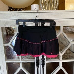 Nike Skirts - Nike pink and black tennis skirt Nike Skirts - Nike pink and black tennis skirt